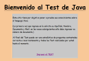 Test de Java v1.0 On-line